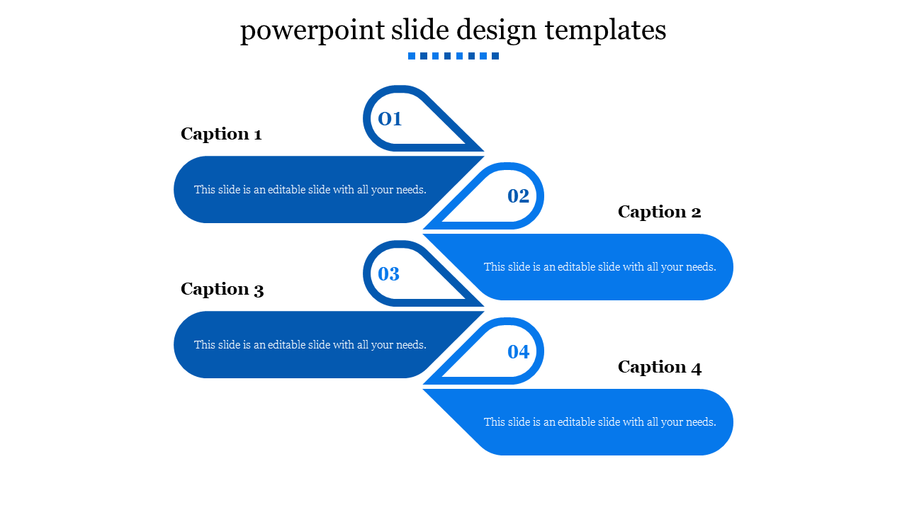 powerpoint slide design templates-Blue